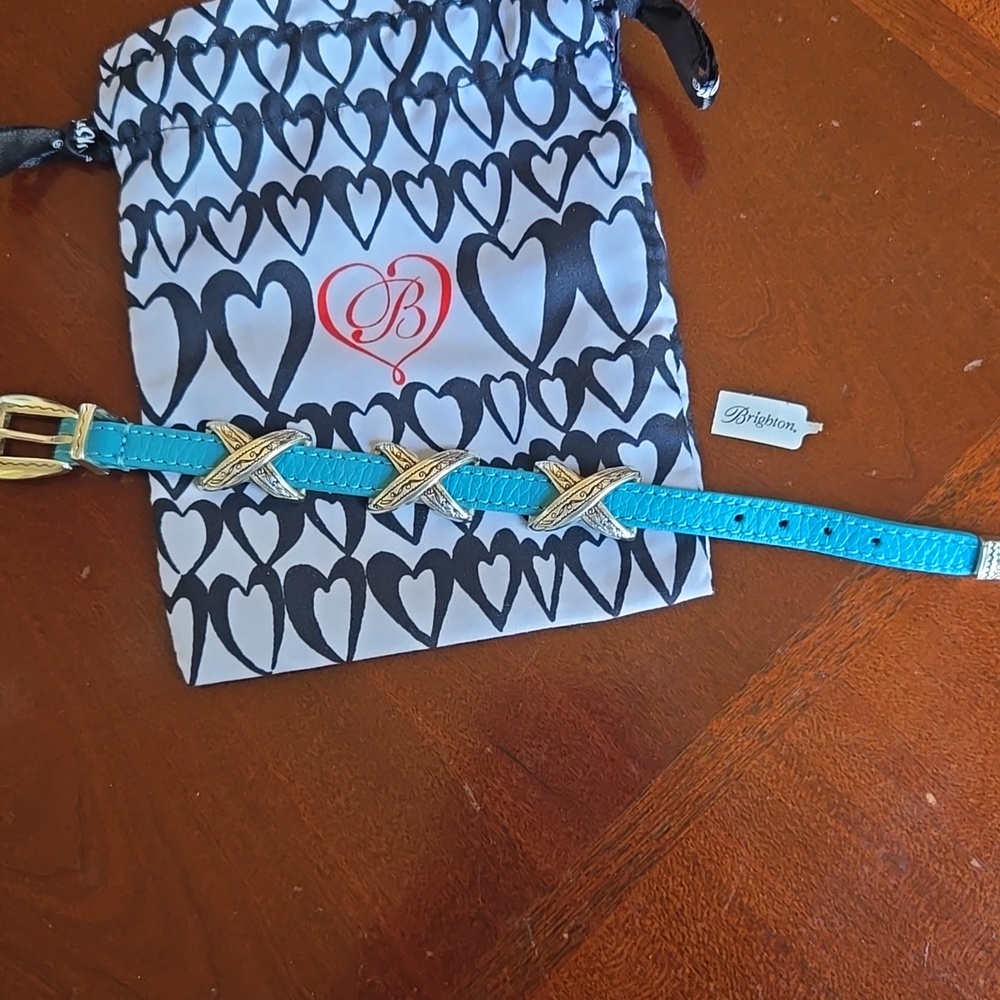Brighton Kriss Kross Bracelet In Turquoise With Silver - Picture 4 of 11